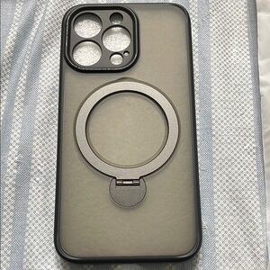 Black MagSafe Compatible iPhone 13 Pro Case with Slim Design